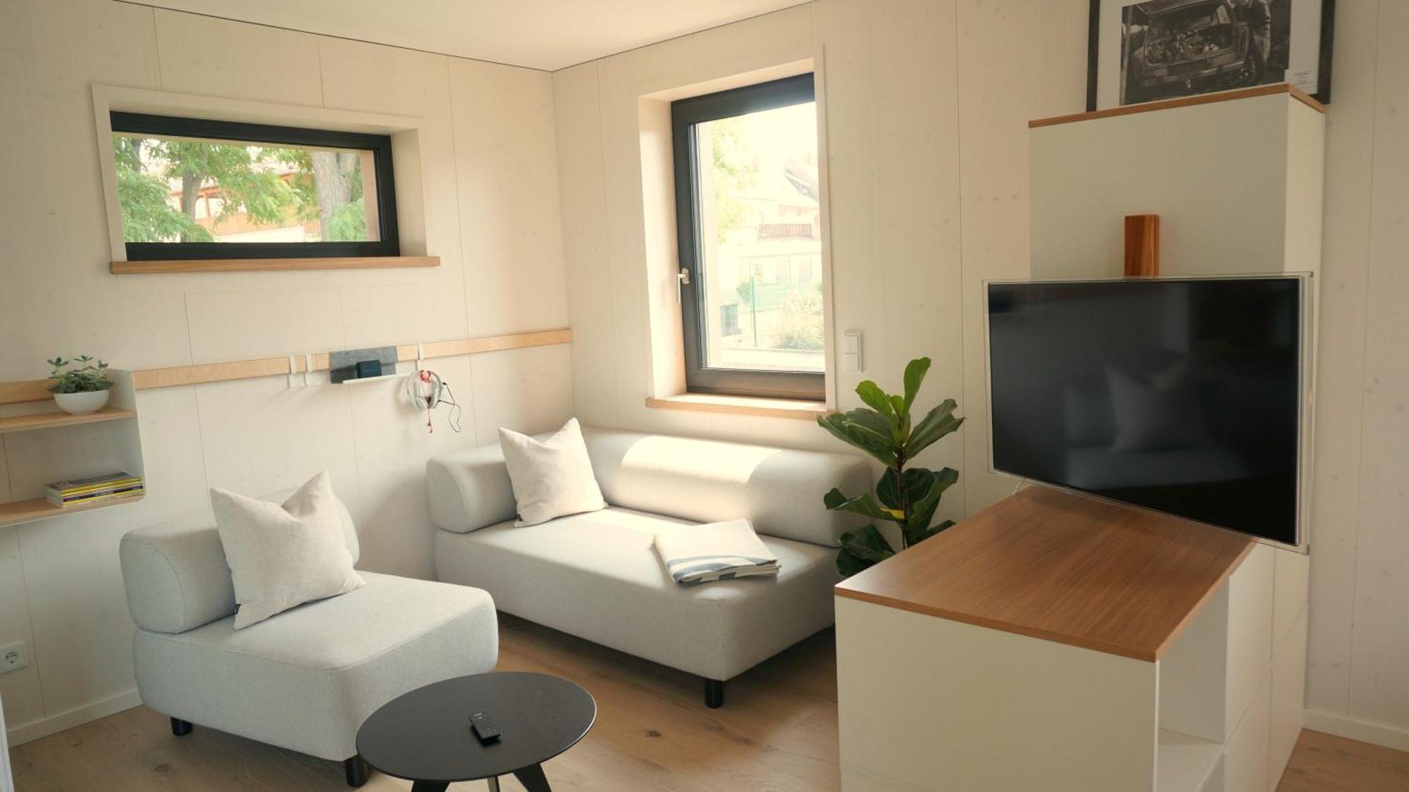 Tiny Design-Modulhaus Mit 33 M² Villa Grimma Dış mekan fotoğraf